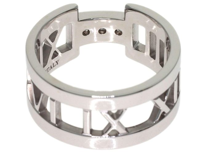 Autre Marque Anello Atlas Open con diamanti Tiffany & Co. - vista 4