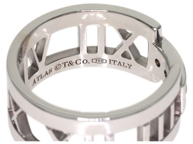 Autre Marque Anello Atlas Open con diamanti Tiffany & Co. - vista 5