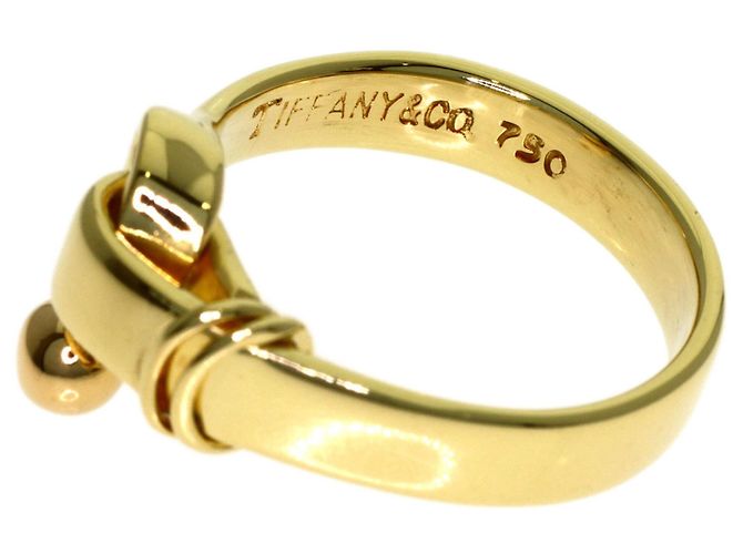 Autre Marque Anello Hook Eye Tiffany & Co. in oro giallo 18K - vista 5