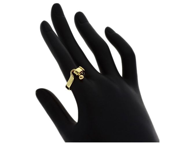 Autre Marque Anello Hook Eye Tiffany & Co. in oro giallo 18K - vista 6