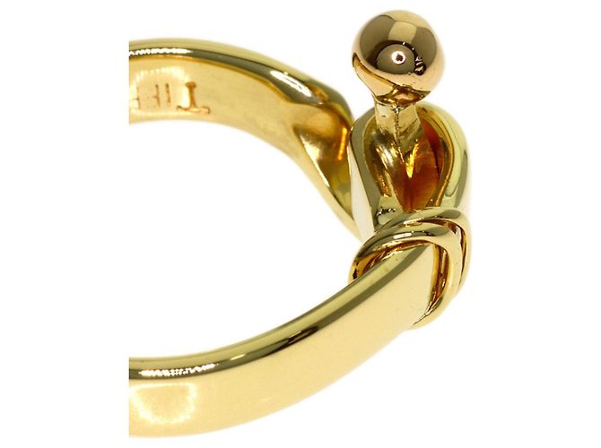 Autre Marque Anello Hook Eye Tiffany & Co. in oro giallo 18K - vista 7