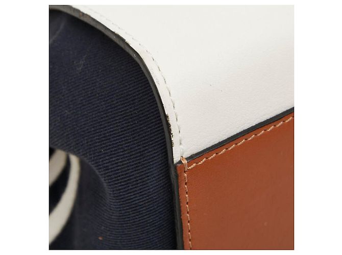 Borsa a mano Loewe Anagram Hammock Sailor Bianco Blu navy - vista 5