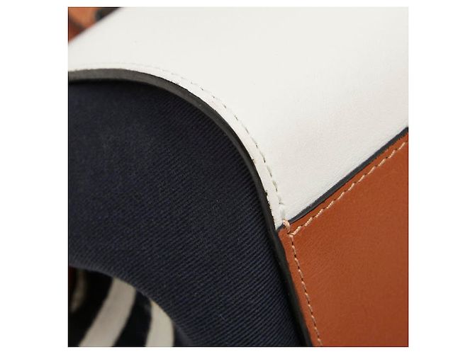 Borsa a mano Loewe Anagram Hammock Sailor Bianco Blu navy - vista 7