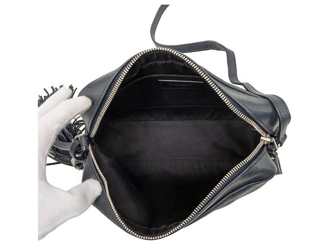 Autre Marque Borsa a tracolla Saint Laurent Lou Blu navy - vista 4
