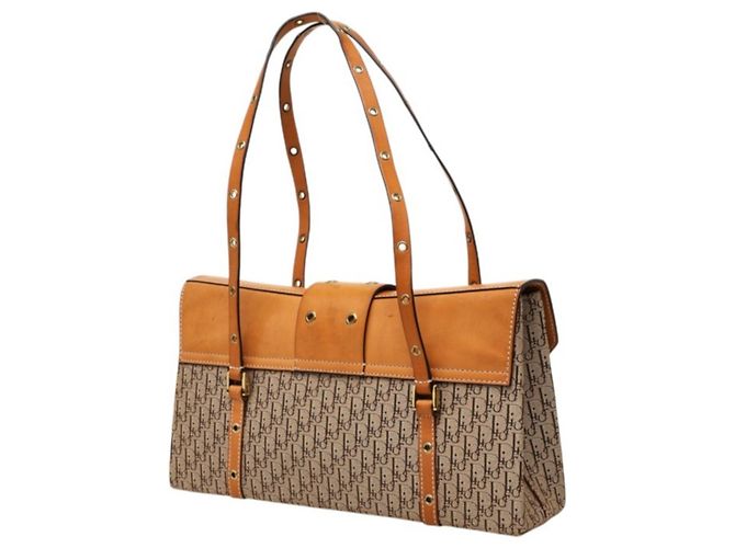 Borsa Christian Dior Trotter Street Chic Marrone - vista 2