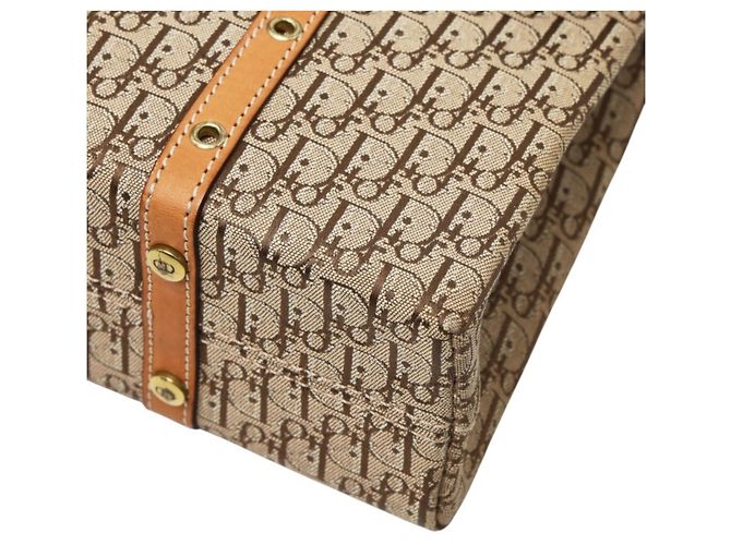 Borsa Christian Dior Trotter Street Chic Marrone - vista 4