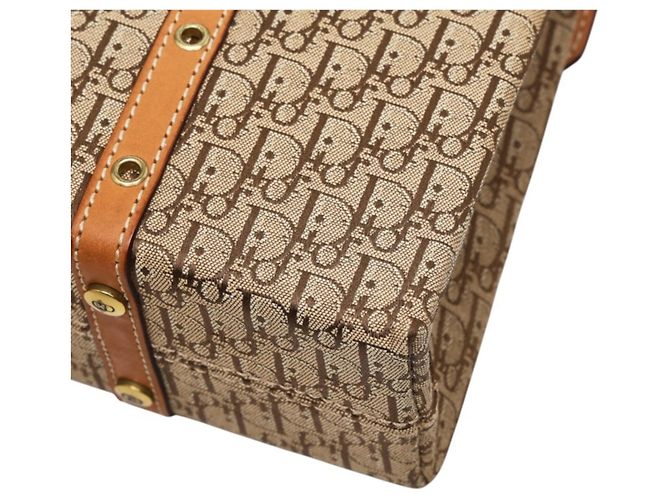 Borsa Christian Dior Trotter Street Chic Marrone - vista 6