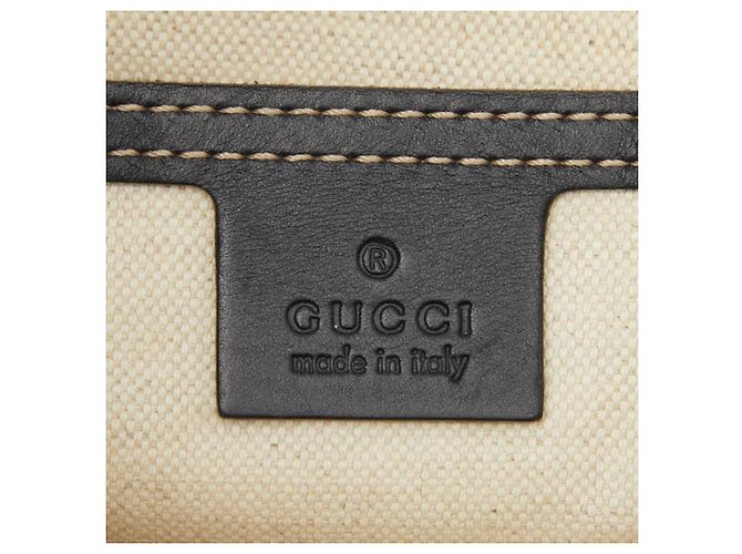 Sac à main cabas Gucci GG Supreme Marron - vue 9