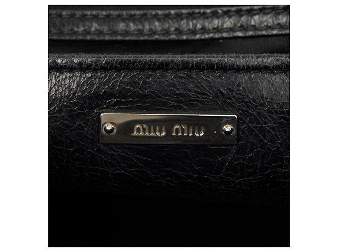 Borsa a tracolla Miu Miu VITELLO Nero - vista 9