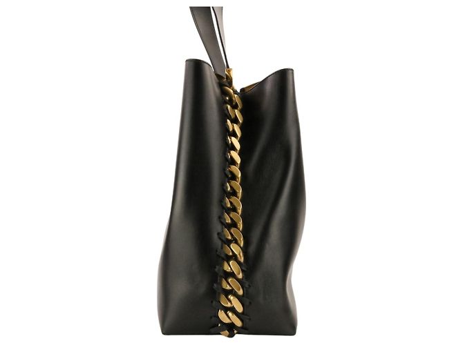 Stella Mc Cartney Borsa Tote Stella McCartney Flame Nero - vista 4