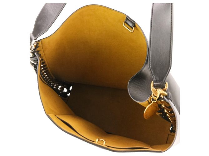 Stella Mc Cartney Borsa Tote Stella McCartney Flame Nero - vista 8
