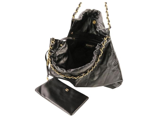 Bolsa de Ombro Chanel Small Matelassé com Corrente Preto - vista 10