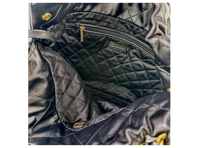Bolsa de Ombro Chanel Small Matelassé com Corrente Preto - vista 11