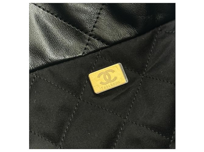 Bolsa de Ombro Chanel Small Matelassé com Corrente Preto - vista 13