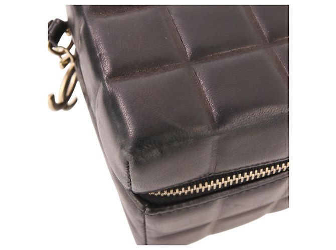 Pochette borsa in pelle nera Chanel Nero - vista 15