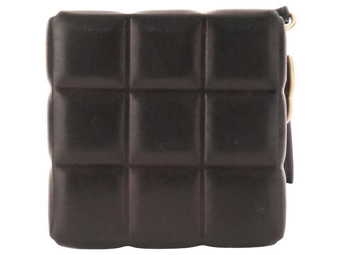 Pochette borsa in pelle nera Chanel Nero - vista 8