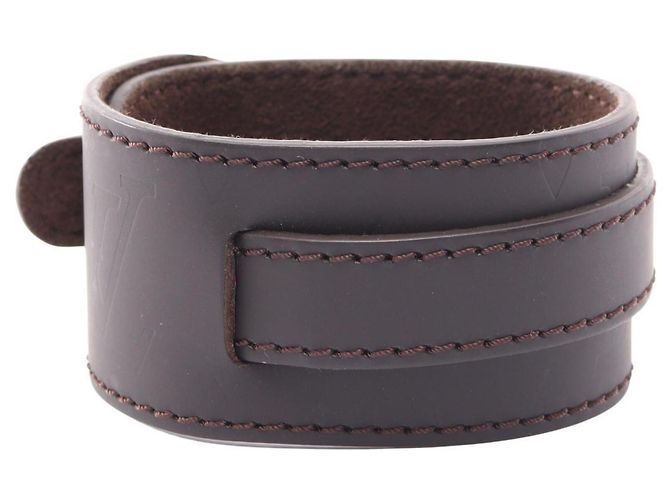 Louis Vuitton Lederarmband mit Anhängern Braun - Ansicht 2
