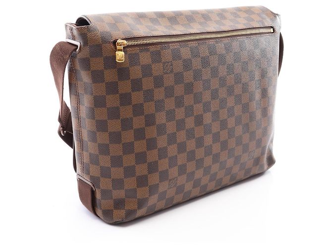 Borsa a tracolla Louis Vuitton Brooklyn GM Damier Ebene Marrone - vista 2