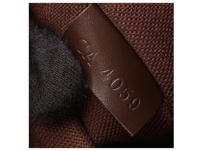 Borsa a tracolla Louis Vuitton Brooklyn GM Damier Ebene Marrone - vista 5