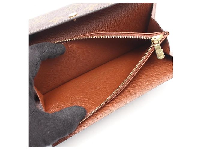 Portafoglio Lungo Monogram Louis Vuitton Marrone Monogramma - vista 4