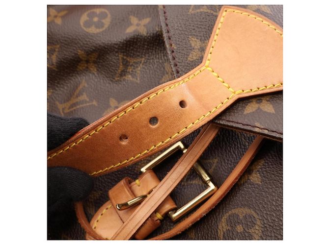 Louis Vuitton Montsouris GM Backpack Brown Monogram - view 12