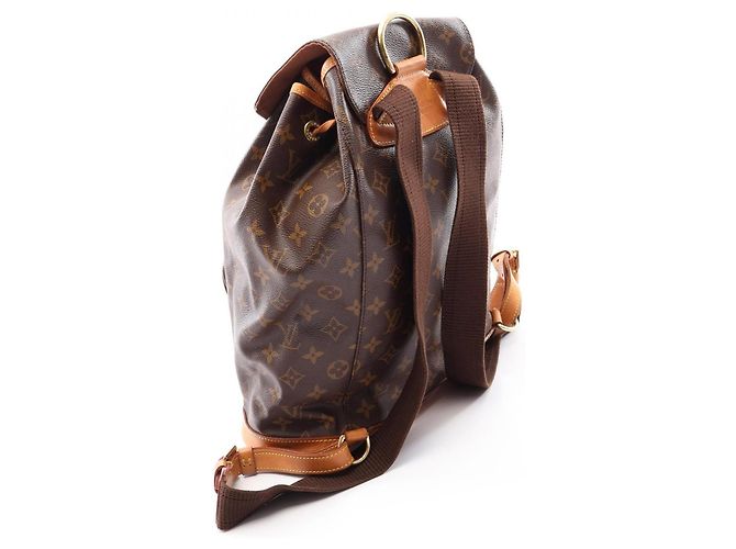 Louis Vuitton Montsouris GM Backpack Brown Monogram - view 2