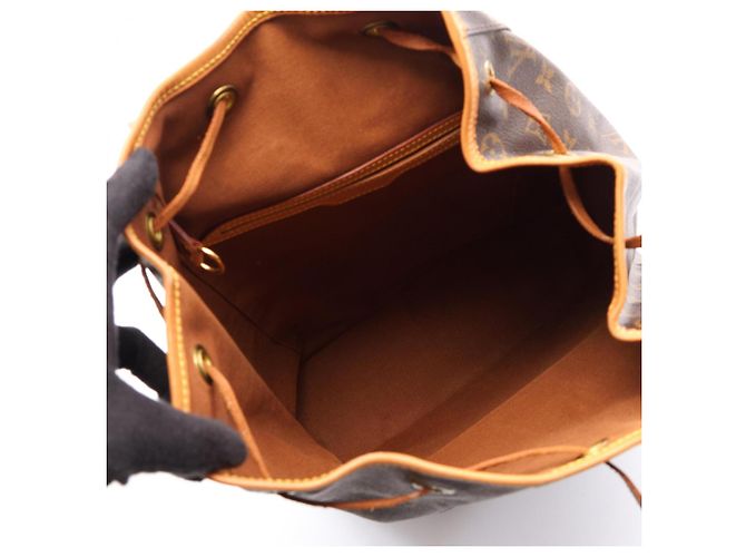 Louis Vuitton Montsouris GM Backpack Brown Monogram - view 3
