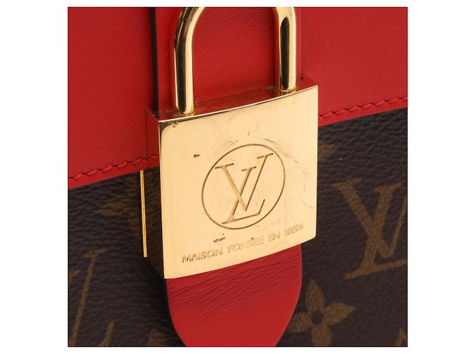 Bolso Louis Vuitton Rocky BB Monogram Coquelicot Castaño Roja Monograma - vista 6