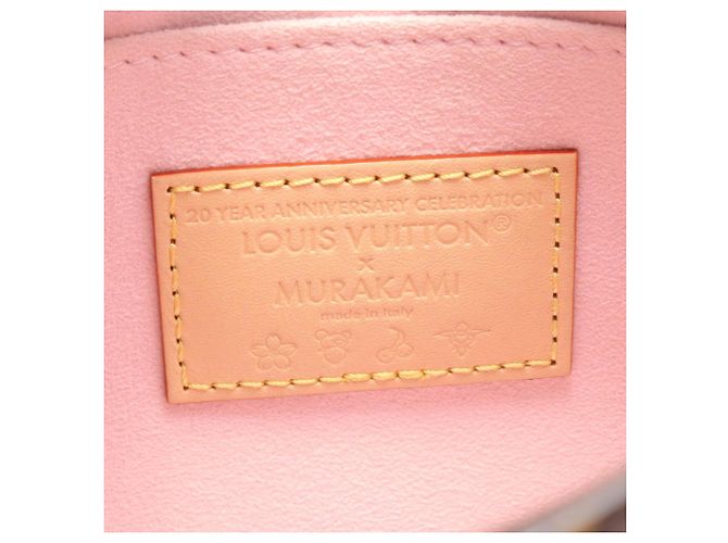Borsa Louis Vuitton x Takashi Murakami Boulogne PM Monogram Sakura Marrone Multicolore Monogramma - vista 4
