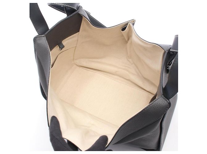 Borsa a mano in pelle 2-Way Loewe Hammock Medium Marrone - vista 3