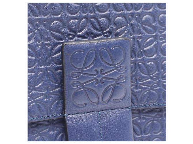 Loewe Avenue Repeat Anagram Schultertasche Marineblau - Ansicht 4