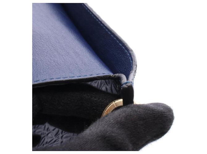 Loewe Avenue Repeat Anagram Schultertasche Marineblau - Ansicht 5