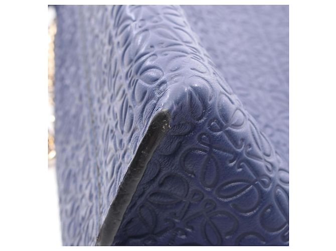 Loewe Avenue Repeat Anagram Schultertasche Marineblau - Ansicht 6