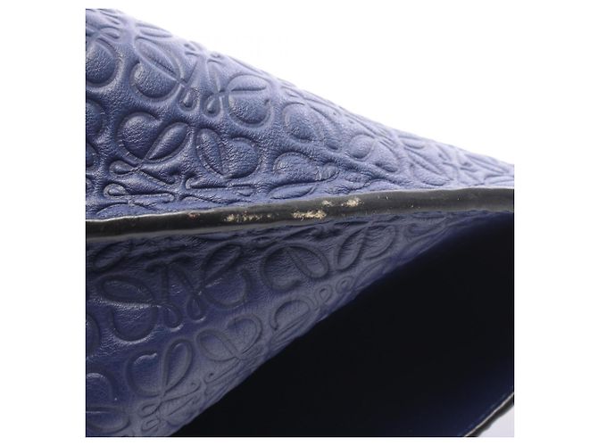 Loewe Avenue Repeat Anagram Schultertasche Marineblau - Ansicht 7