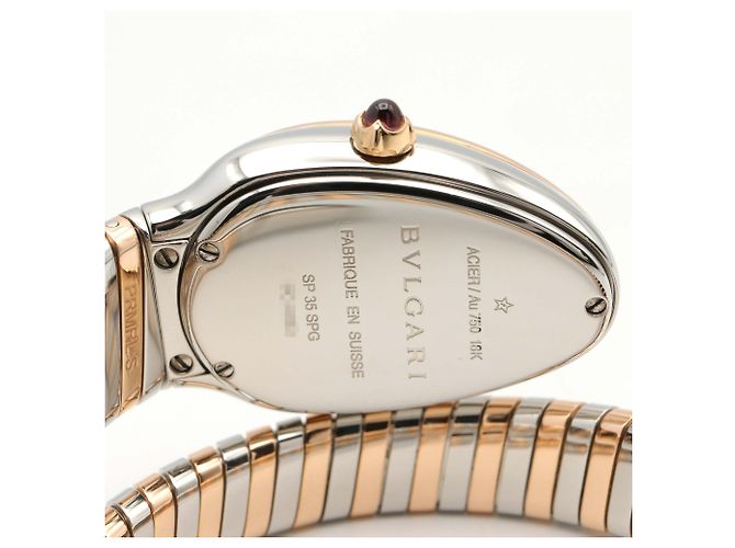 Bulgari Relógio Bvlgari Serpenti Tubogas com bisel de diamantes - vista 5
