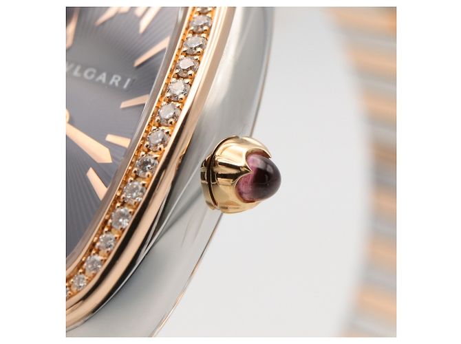 Bulgari Relógio Bvlgari Serpenti Tubogas com bisel de diamantes - vista 6