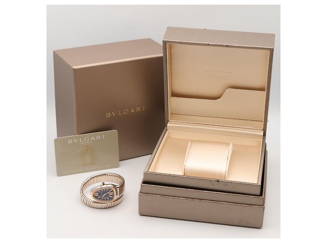 Bulgari Relógio Bvlgari Serpenti Tubogas com bisel de diamantes - vista 9