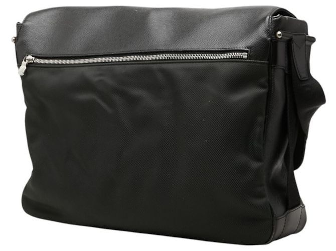 Borsa a tracolla Louis Vuitton Taiga Delsu Nero Grigio - vista 2