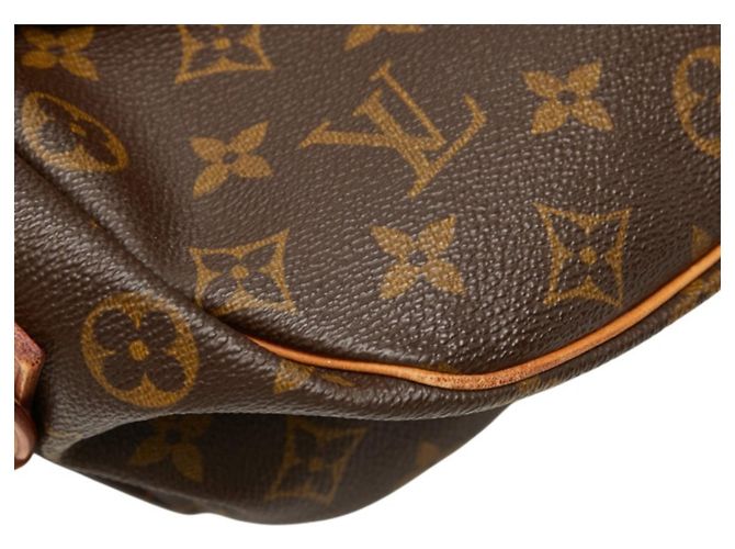 Borsa a tracolla Louis Vuitton Monogram Saumur 35 Marrone - vista 5