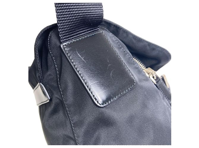 Prada Nylon Shoulder Bag Black - view 12