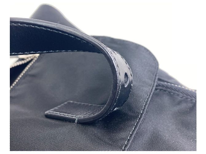Prada Nylon Shoulder Bag Black - view 14