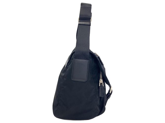 Prada Nylon Shoulder Bag Black - view 3