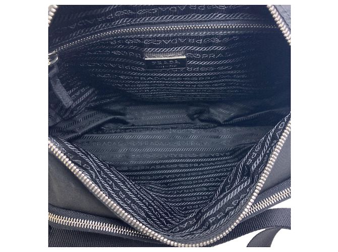 Prada Nylon Shoulder Bag Black - view 5