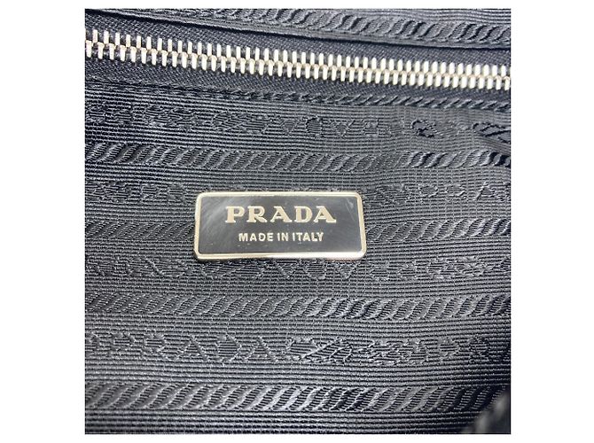 Prada Nylon Shoulder Bag Black - view 6