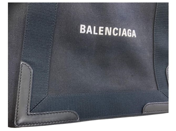Borsa in tela nera Balenciaga Nero - vista 11