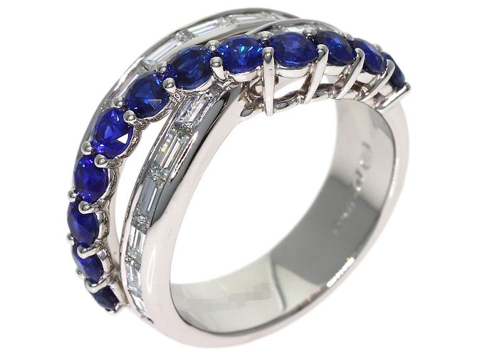 Anel River Harry Winston em platina - vista 2