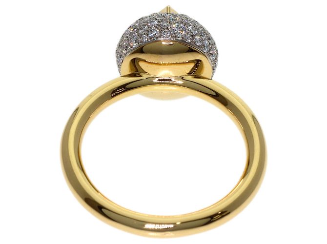 Louis Vuitton Color Blossom Ring mit Diamant-Pavé Gelb - Ansicht 4