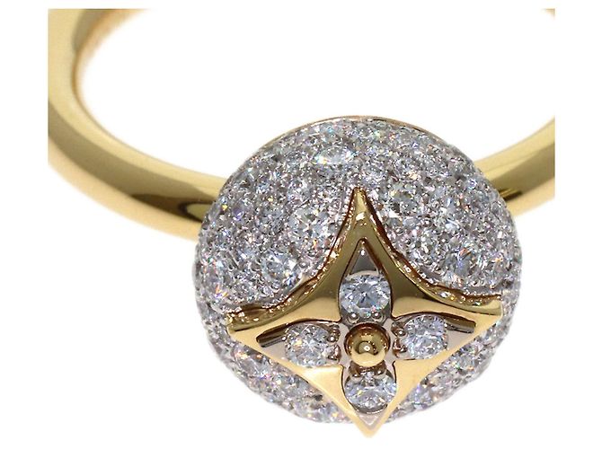 Louis Vuitton Color Blossom Ring mit Diamant-Pavé Gelb - Ansicht 7