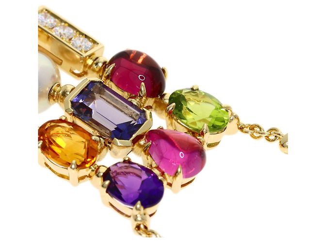 Bulgari Collana BVLGARI Allegra in pietre multicolore, perle e diamanti Giallo - vista 6