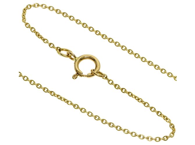 Autre Marque Collana Tiffany & Co. Triple Heart in Oro Giallo 18K e Diamanti - vista 3